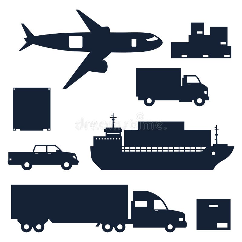 Freight Cargo Insurance and Purchases Protection Concept Stock Illustration Illustration of