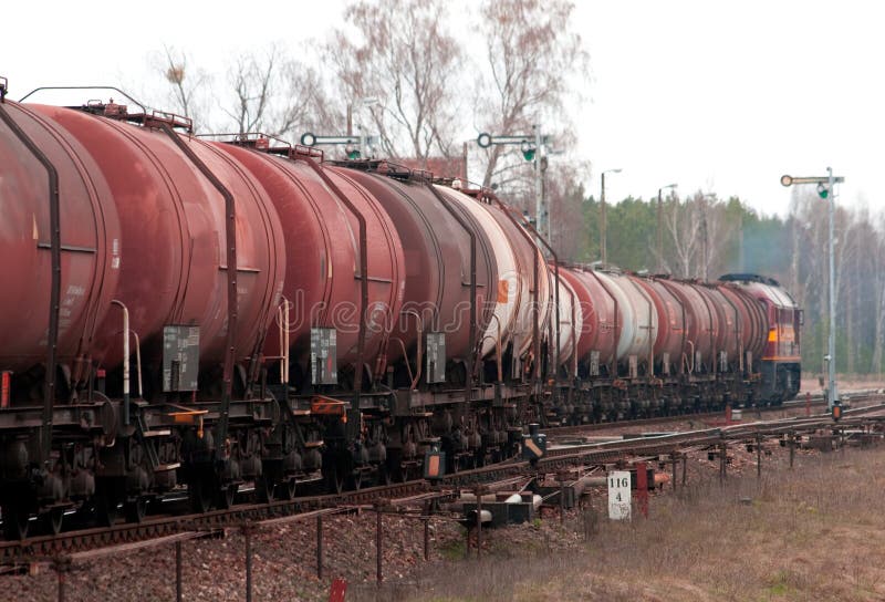 Freight fuel train stock photo. Image of polish, 13978174