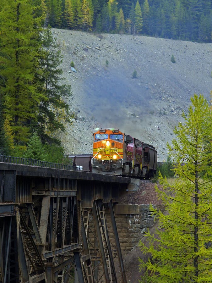 Freight Highup on Trestle