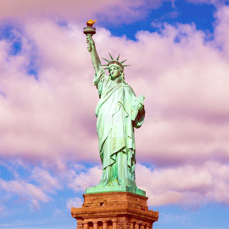 Freiheitsstatue u lizenzfreie stockfotografie Freiheitsstatue u lizenzfreie stockfotografie