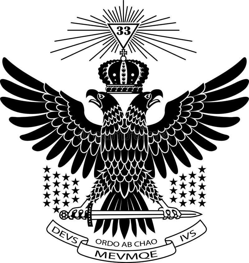 Freimaureradler lizenzfreie abbildung Freimaureradler lizenzfreie abbildung