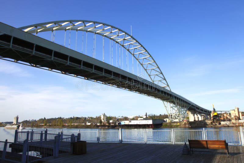 Fremont bridge Portland OR.