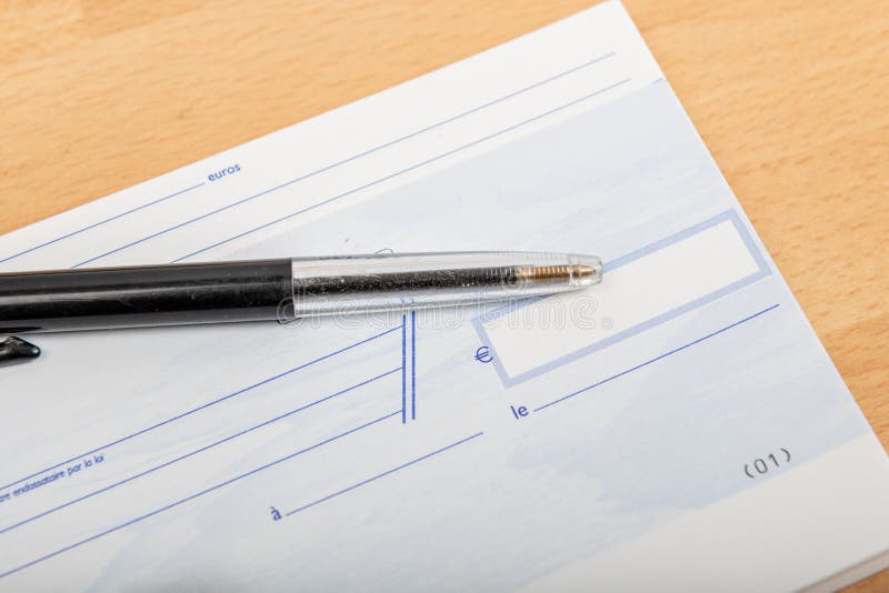 French banks and checks stock photo. Image of european 164241614