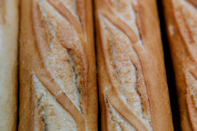 French Bread from a Bakery in Detail Stock Photo Image of drink