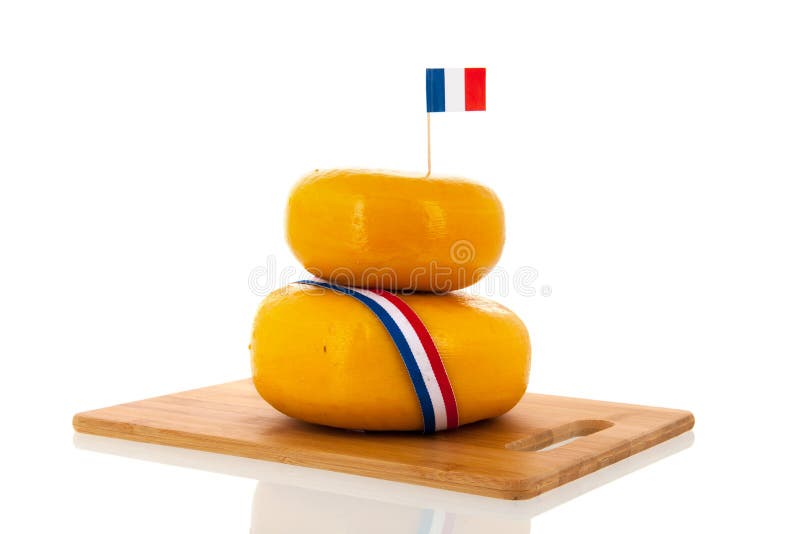 French cheese stock photo. Image of studio, white, stacked 39195958
