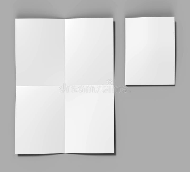 French Fold A4 A5 Square Brochure Flyer Leaflet for Mock Up and French Fold A4 A5 Square Brochure Flyer Leaflet for Mock Up and
