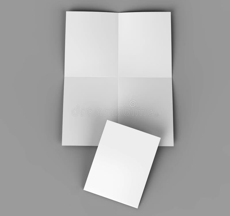 French Fold A4 A5 Square Brochure Flyer Leaflet for Mock Up and French Fold A4 A5 Square Brochure Flyer Leaflet for Mock Up and