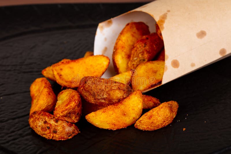 French fried potato stock image. Image of isolated, cooked - 127419089