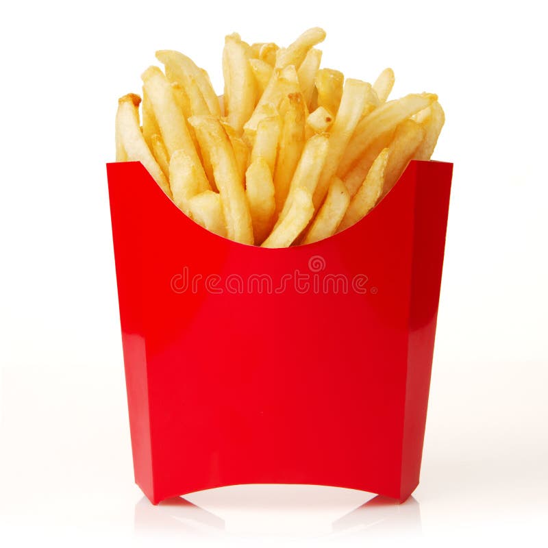 French fries stock image