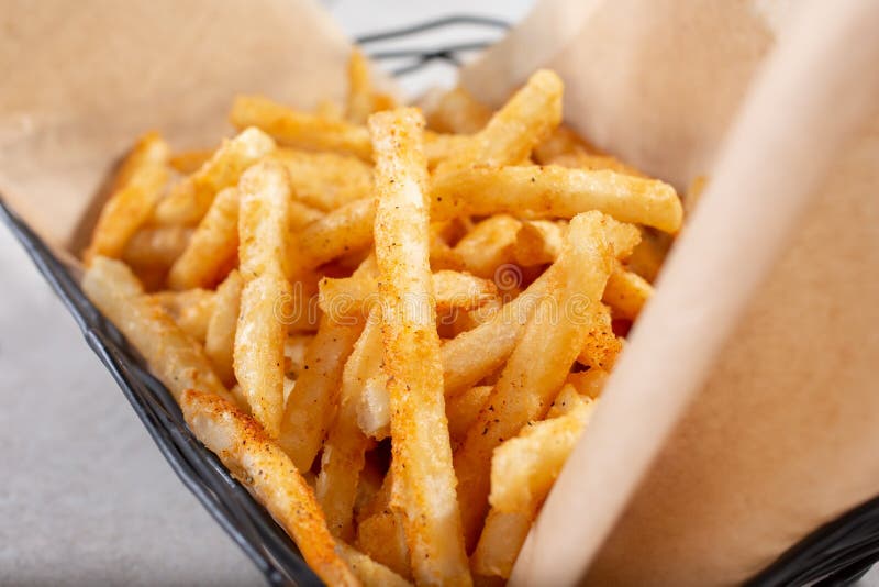 French fries basket stock photo. Image of food, side 239060808