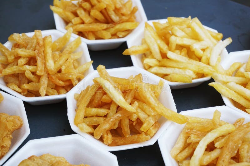 French Fries at Street Food Stock Image - Image of tasty, street: 115515149