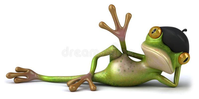 French frog stock illustration. Illustration of ecology - 22747344