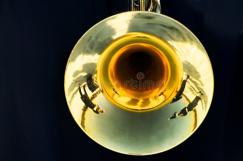 French Horn royalty free stock photography