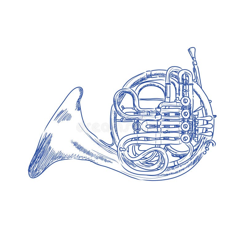French Horn Royalty Free Stock Photos - Image: 18208548