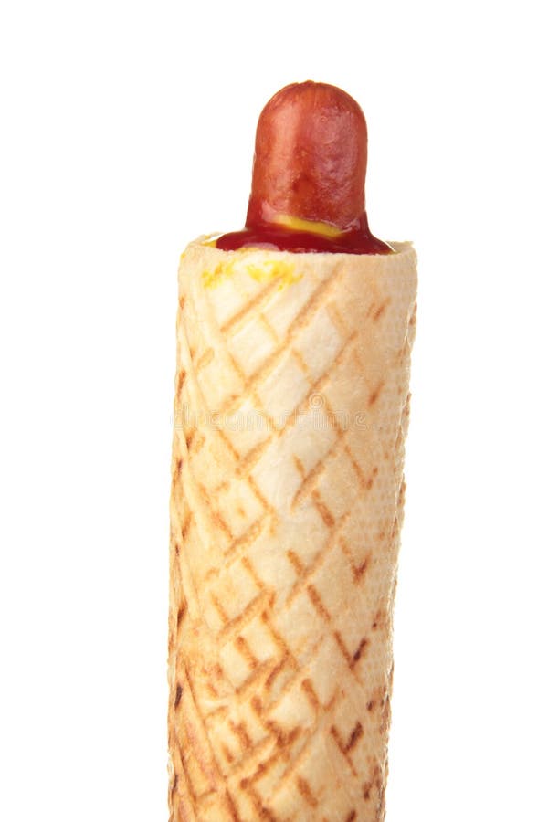 French Hot Dog stock image. Image of french, isolated 44220939