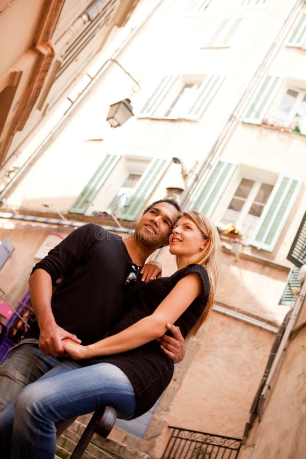 French Lifestyle Couple stock photo picture