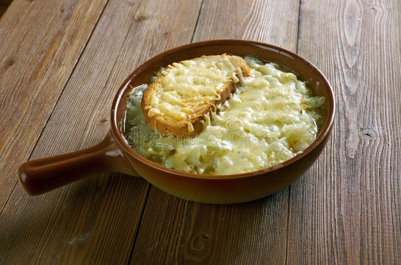 French onion soup stock image. Image of france, toast 68694169