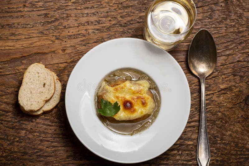 French onion soup stock photo. Image of nutrition, appetizer 275146896