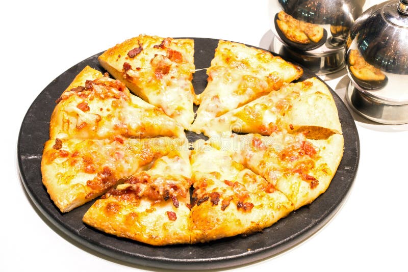 French Pizza stock image. Image of meat, tomato, lunch 34833827
