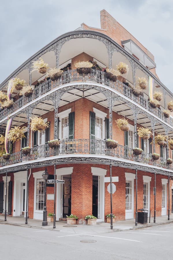 Residence In The French Quarter Stock Photo - Image of buildings ...