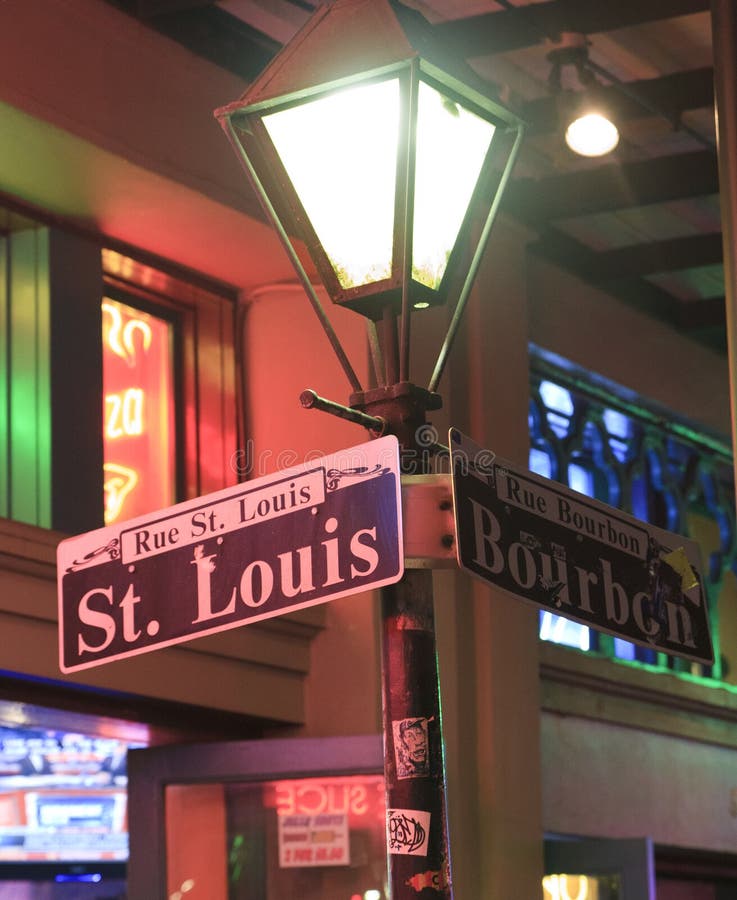 French Quarter Street Signs royalty free stock photo French Quarter Street Signs royalty free stock photo