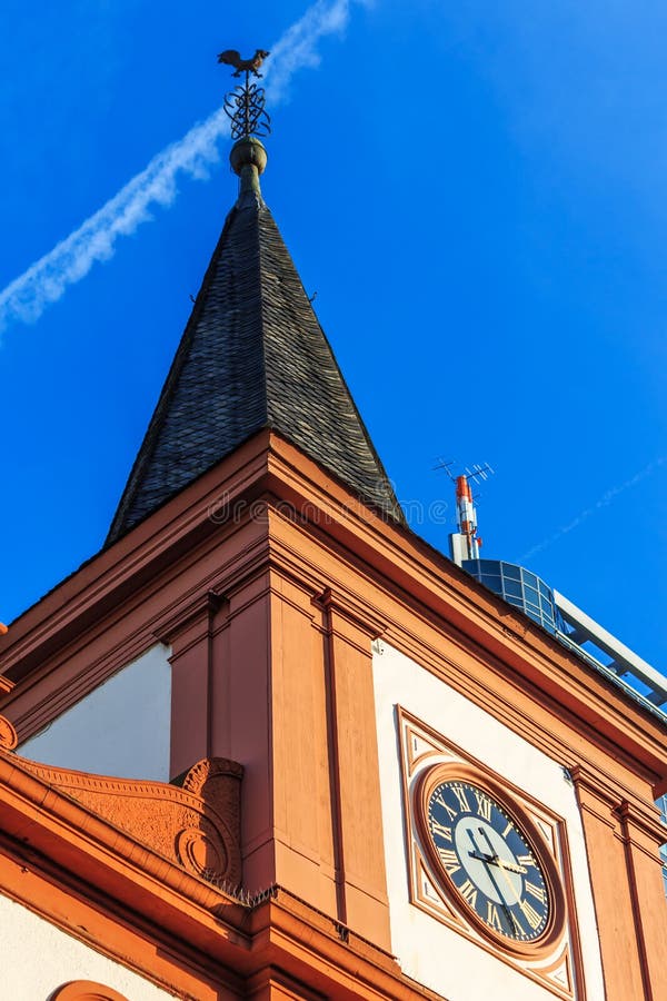 French Reformed Church in Offenbach am Main Close To Frankfurt, Germany Stock Photo Image of