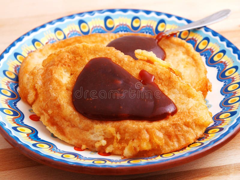 French Toast with Strawberry Jam Stock Photo Image of gourmet, strawberry 48933834