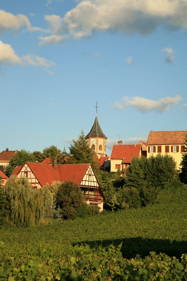 French village, Alsace, France