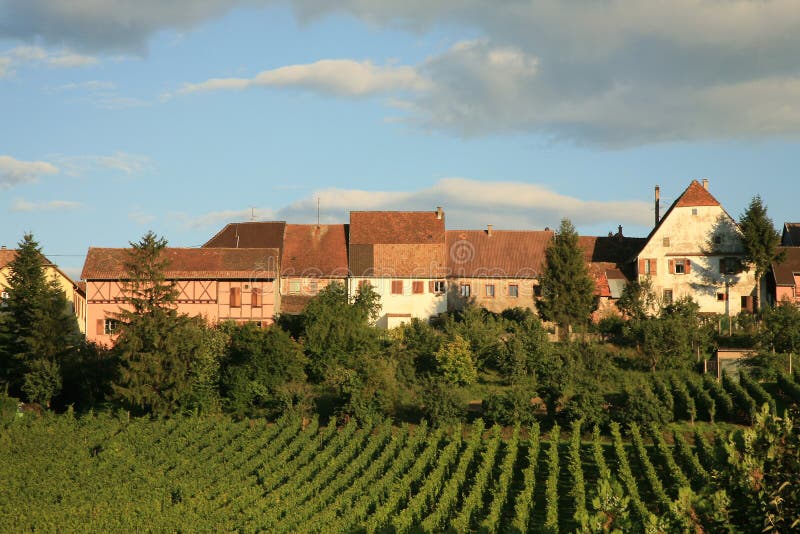 French village, Alsace, France