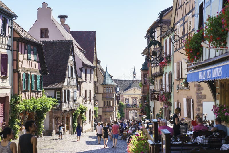 French village, Alsace, France