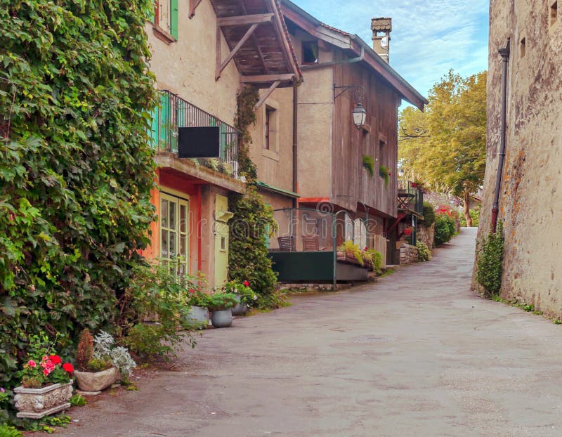 French village stock image. Image of landmark, colorful - 213112249