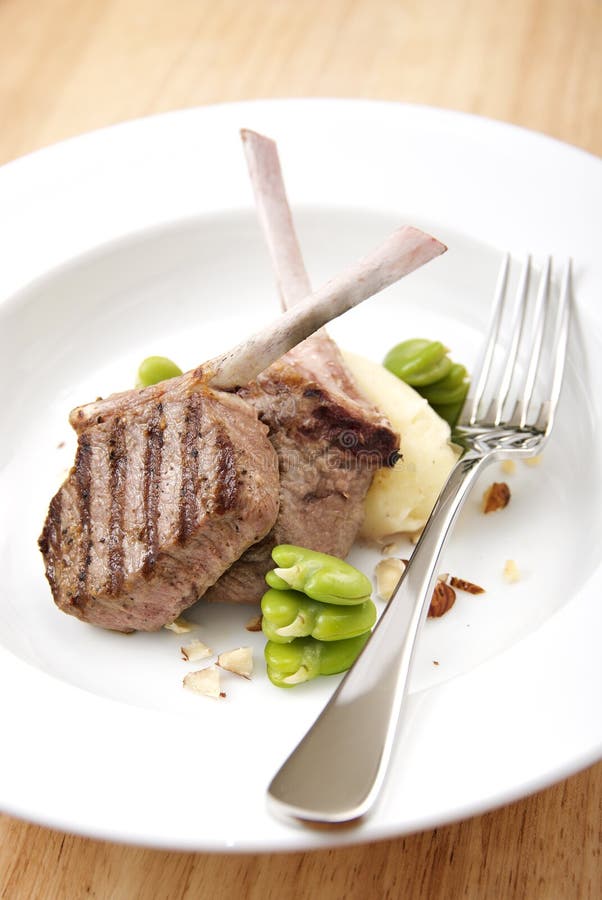 Frenched Lamb Cutlets stock image. Image of frenched 18125311