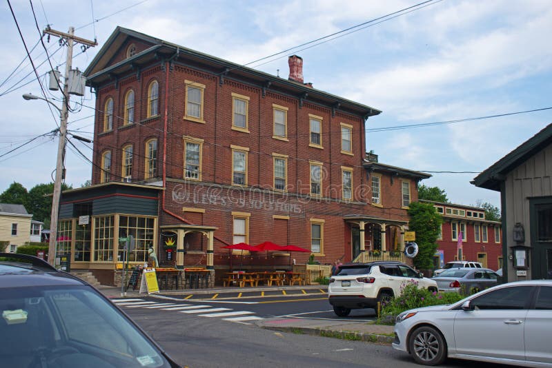 Frenchtown, New Jersey, Street Scene 01 Editorial Stock Image Image