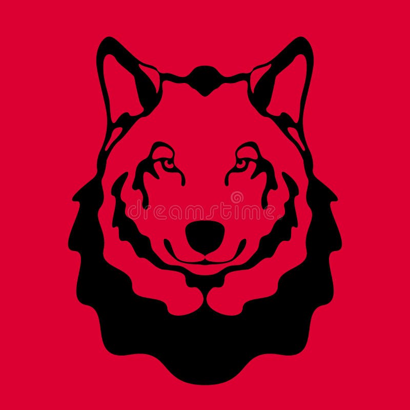 Frente Plano Del Estilo Del Ejemplo Del Vector De La Cara Del Lobo Ilustración del Vector - Ilustración de negro, fondo: 127665205 Frente Plano Del Estilo Del Ejemplo Del Vector De La Cara Del Lobo Ilustración del Vector - Ilustración de negro, fondo: 127665205