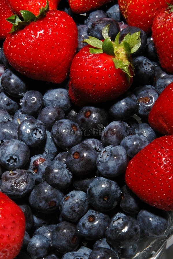 Download Fresas de los arándanos foto de archivo. Imagen de pulpy - 183970