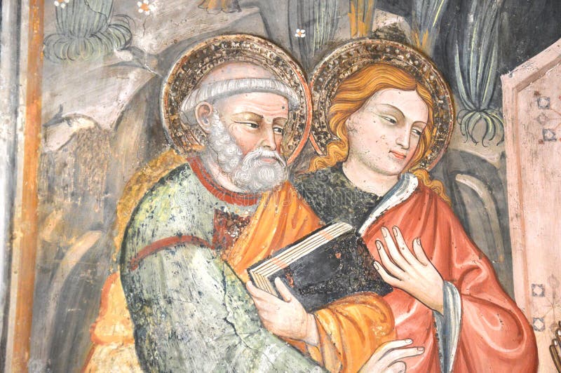 Fresco de Saint Benedict