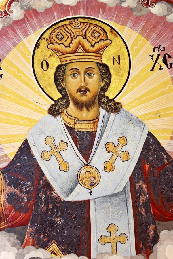 Fresco del Jesucristo imagen de archivo libre de regalías Fresco del Jesucristo imagen de archivo libre de regalías