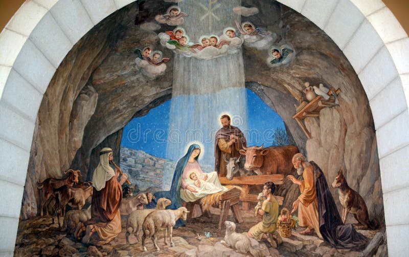 Fresco in Shepherd Field Chapel