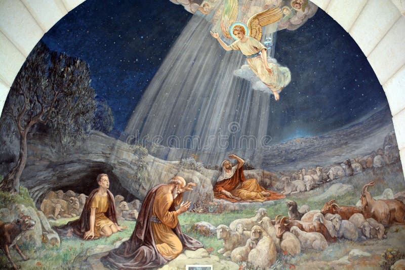 Fresco in Shepherd Field Chapel