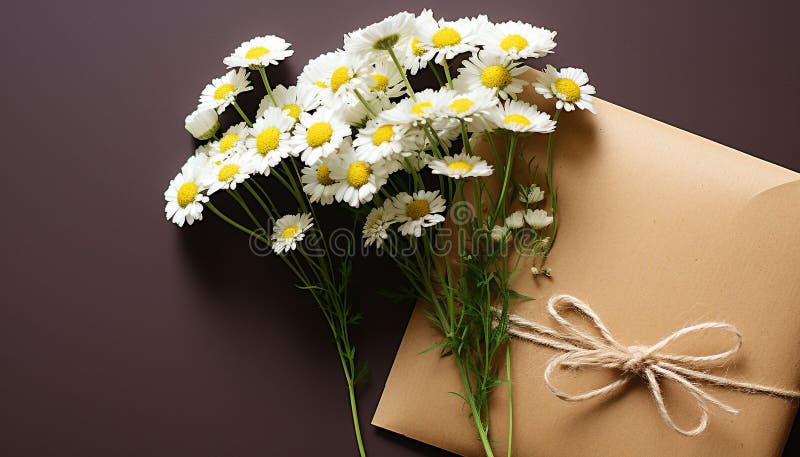 Frescor del verano en un ramo de amor y romance flor generado por ai foto de archivo libre de regalías