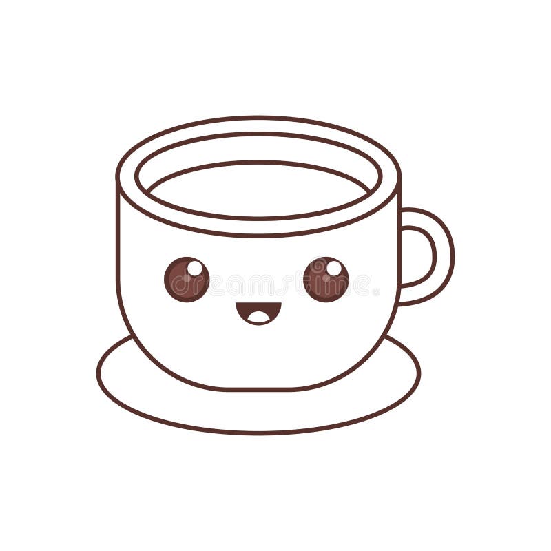 Frescos Líquidos Del Café De La Taza Del Kawaii Con La Placa Enrarecen La Línea Stock de ilustración - Ilustración de aroma, japonés: 85500301 Frescos Líquidos Del Café De La Taza Del Kawaii Con La Placa Enrarecen La Línea Stock de ilustración - Ilustración de aroma, japonés: 85500301