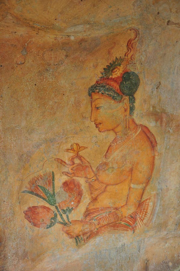 Frescos painting, Sigiriya