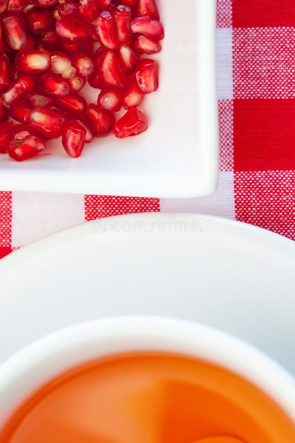 Fresh Antioxidant Pomegranate Tea. Stock Photo Image of nature, pomegranate 60304314
