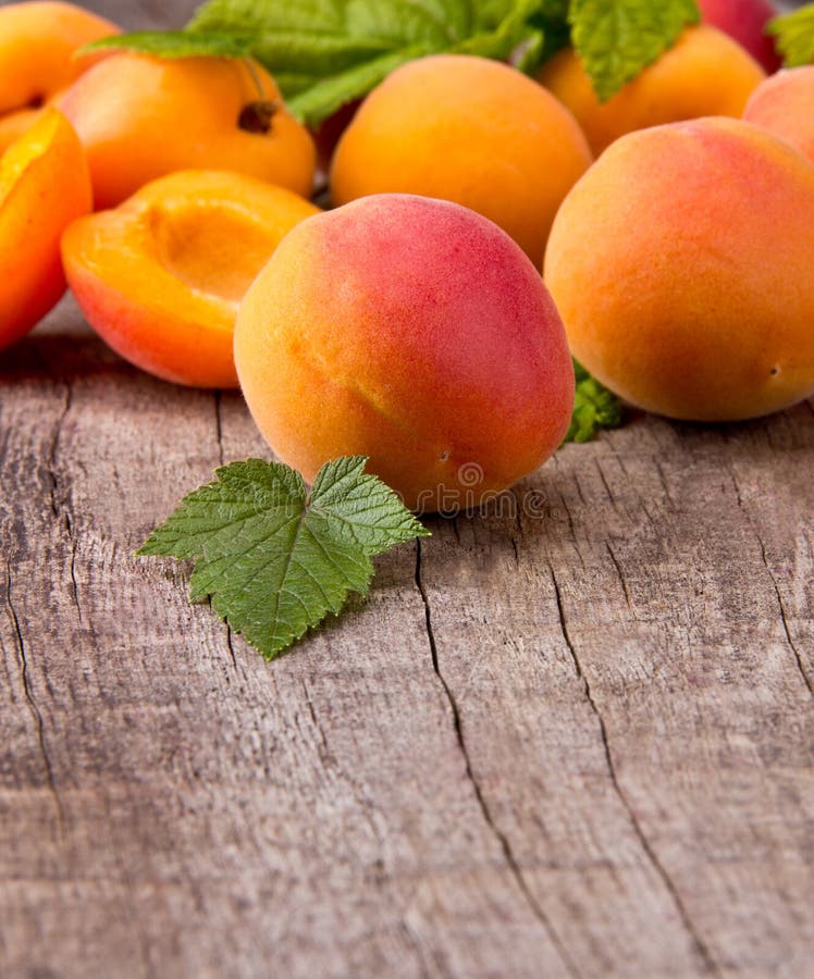 Fresh apricots