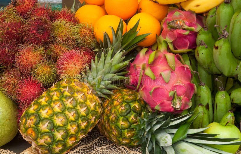 Fresh Asian Fruits royalty free stock photo Fresh Asian Fruits royalty free stock photo