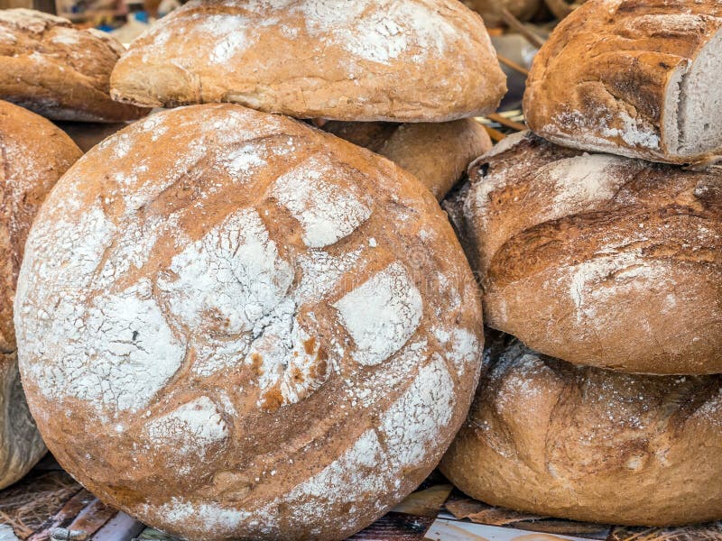 Fresh baked bread loaves stock photo. Image of baked 113928078