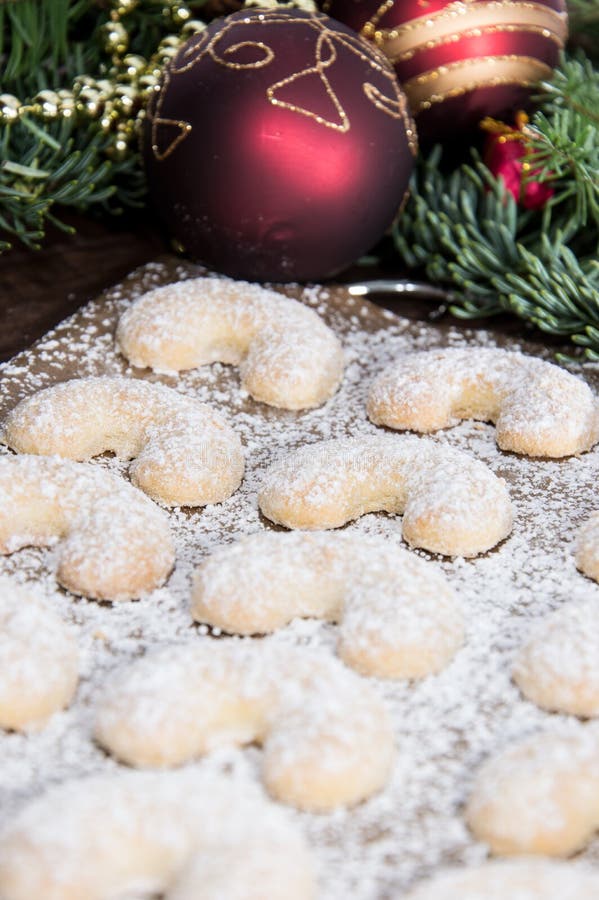 Fresh baked Christmas Sweets stock photography