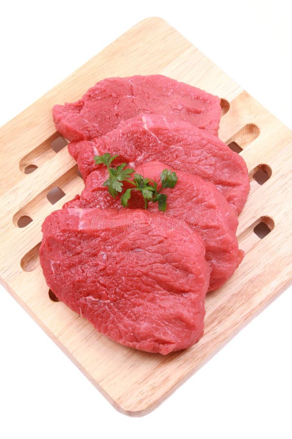 Raw beef steak stock image. Image of pepper, veal, aromatic 40856065
