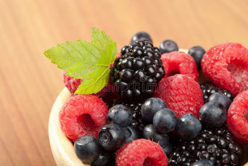 Berries in bowls stock photo. Image of fresh, strawberry 14900234