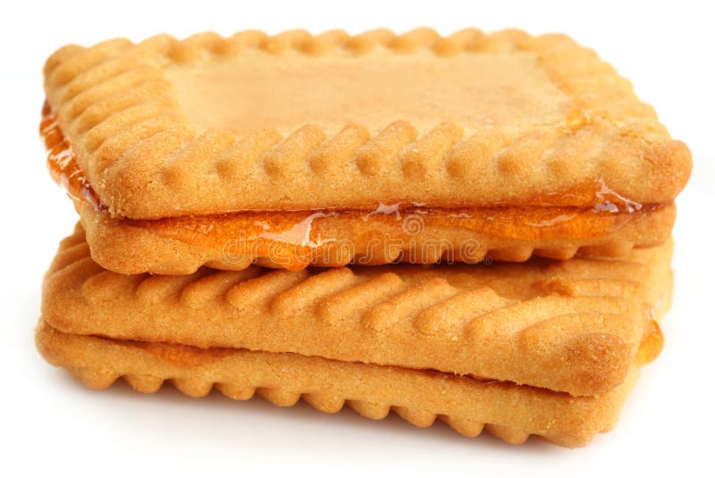 Fresh biscuits with jelly stock image. Image of butter 32406129